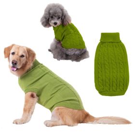 Dog Sweater Warm Pet Sweater Dog Sweaters for Small Dogs Medium Dogs Large Dogs Cute Knitted Classic Clothes Coat for Dog Puppy - X-Small - FRUIT GREE