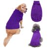 Dog Sweater Warm Pet Sweater Dog Sweaters for Small Dogs Medium Dogs Large Dogs Cute Knitted Classic Clothes Coat for Dog Puppy - X-Large - PURPLE