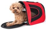 Airline Approved Folding Zippered Sporty Mesh Pet Carrier - Large