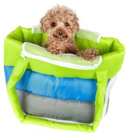Bubble-Poly Tri-Colored insulated Pet Carrier - B30GNBLMD
