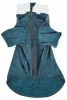 Pet Life Active 'Chewitt Wagassy' 4-Way Stretch Performance Long Sleeve Dog T-Shirt - Teal - Small