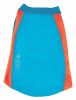 Pet Life Active 'Barko Pawlo' Relax-Stretch Wick-Proof Performance Dog Polo T-Shirt - Blue - Large