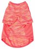 Pet Life Active 'Warf Speed' Heathered Ultra-Stretch Sporty Performance Dog T-Shirt - Orange - X-Large