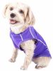 Pet Life Active 'Racerbark' 4-Way Stretch Performance Active Dog Tank Top T-Shirt - Purple - Large