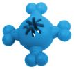 Pet Life 'Quadra-Bone' TPR Treat Dispensing Durable Dog Toy - Blue