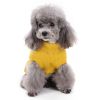 Dog Sweater Warm Pet Sweater Dog Sweaters for Small Dogs Medium Dogs Large Dogs Cute Knitted Classic Clothes Coat for Dog Puppy - XX-Large - YELLOW