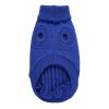 Dog Sweater Warm Pet Sweater Dog Sweaters for Small Dogs Medium Dogs Large Dogs Cute Knitted Classic Clothes Coat for Dog Puppy - 3X-Large - ROYAL BLU
