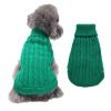 Dog Sweater Warm Pet Sweater Dog Sweaters for Small Dogs Medium Dogs Large Dogs Cute Knitted Classic Clothes Coat for Dog Puppy - 3X-Large - GREEN