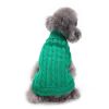 Dog Sweater Warm Pet Sweater Dog Sweaters for Small Dogs Medium Dogs Large Dogs Cute Knitted Classic Clothes Coat for Dog Puppy - XX-Large - GREEN