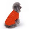 Dog Sweater Warm Pet Sweater Dog Sweaters for Small Dogs Medium Dogs Large Dogs Cute Knitted Classic Clothes Coat for Dog Puppy - Large - ORANGE