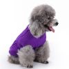 Dog Sweater Warm Pet Sweater Dog Sweaters for Small Dogs Medium Dogs Large Dogs Cute Knitted Classic Clothes Coat for Dog Puppy - X-Large - PURPLE