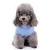 Dog Sweater Warm Pet Sweater Dog Sweaters for Small Dogs Medium Dogs Large Dogs Cute Knitted Classic Clothes Coat for Dog Puppy - Small - LIGHT BLUE