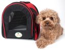 Airline Approved Folding Zippered Sporty Mesh Pet Carrier - Large