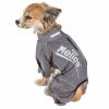 Dog Helios 'Hurricanine' Waterproof And Reflective Full Body Dog Coat Jacket W/ Heat Reflective Technology - Grey - X-Large