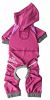 Dog Helios 'Namastail' Lightweight 4-Way Stretch Breathable Full Bodied Performance Yoga Dog Hoodie Tracksuit - Pink - X-Large
