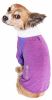 Pet Life Active 'Chewitt Wagassy' 4-Way Stretch Performance Long Sleeve Dog T-Shirt - Purple - X-Small
