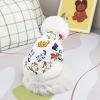 Dog Shirts Little Pets Clothing Cartoon Printed T-Shirt for Puppy and Cats  - Cat - XL