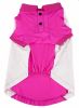 Pet Life Active 'Barko Pawlo' Relax-Stretch Wick-Proof Performance Dog Polo T-Shirt - Pink - Large