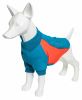 Pet Life Active 'Barko Pawlo' Relax-Stretch Wick-Proof Performance Dog Polo T-Shirt - Blue - Small