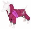 Dog Helios 'Namastail' Lightweight 4-Way Stretch Breathable Full Bodied Performance Yoga Dog Hoodie Tracksuit - Pink - X-Large