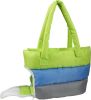 Bubble-Poly Tri-Colored insulated Pet Carrier - B30GNBLMD