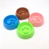 Pet Supplies Dogs Cats Cute Anti-choke Bowl Slow Food Bowl Thickened Plastic Bowl Pet Single Bowl Obesity Prevention Puzzle Bowl - Brown