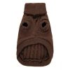 Dog Sweater Warm Pet Sweater Dog Sweaters for Small Dogs Medium Dogs Large Dogs Cute Knitted Classic Clothes Coat for Dog Puppy - Large - BROWN