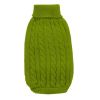Dog Sweater Warm Pet Sweater Dog Sweaters for Small Dogs Medium Dogs Large Dogs Cute Knitted Classic Clothes Coat for Dog Puppy - Small - FRUIT GREEN