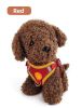 Small Dog Harness Puppy Harness and Leash Set with Reflective Strip for Small Dog Breeds - Red - L