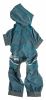 Dog Helios 'Namastail' Lightweight 4-Way Stretch Breathable Full Bodied Performance Yoga Dog Hoodie Tracksuit - Blue - X-Small