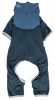 Pet Life Active 'Embarker' Heathered Performance 4-Way Stretch Two-Toned Full Body Warm Up - Teal - X-Large