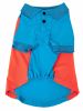 Pet Life Active 'Barko Pawlo' Relax-Stretch Wick-Proof Performance Dog Polo T-Shirt - Blue - Large