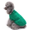 Dog Sweater Warm Pet Sweater Dog Sweaters for Small Dogs Medium Dogs Large Dogs Cute Knitted Classic Clothes Coat for Dog Puppy - 3X-Large - GREEN