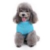 Dog Sweater Warm Pet Sweater Dog Sweaters for Small Dogs Medium Dogs Large Dogs Cute Knitted Classic Clothes Coat for Dog Puppy - Large - BLUE