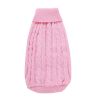 Dog Sweater Warm Pet Sweater Dog Sweaters for Small Dogs Medium Dogs Large Dogs Cute Knitted Classic Clothes Coat for Dog Puppy - X-Small - PINK