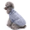 Dog Sweater Warm Pet Sweater Dog Sweaters for Small Dogs Medium Dogs Large Dogs Cute Knitted Classic Clothes Coat for Dog Puppy - X-Small - GREY