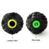 Pet Dog Squeaker Missing Food Ball Squeak Puppy Big Dog Puzzle Training Toys for Dogs French Bulldog Pug Balls Pets Accessories - black - 7cm