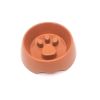 Pet Supplies Dogs Cats Cute Anti-choke Bowl Slow Food Bowl Thickened Plastic Bowl Pet Single Bowl Obesity Prevention Puzzle Bowl - Brown